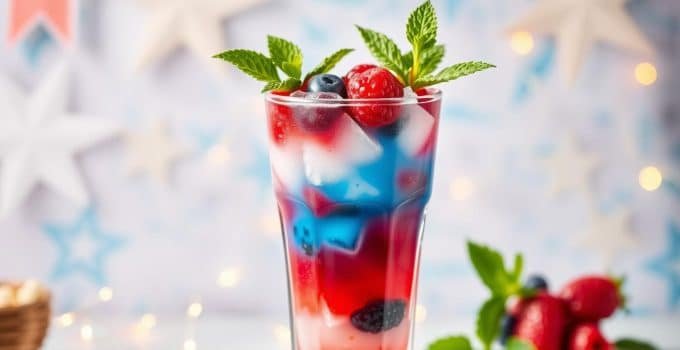 Star-Spangled Spritz Mocktail