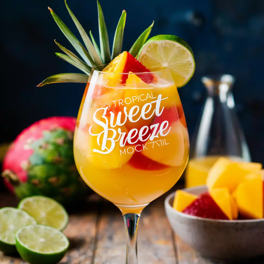 Tropical Sweet Breeze Mocktail