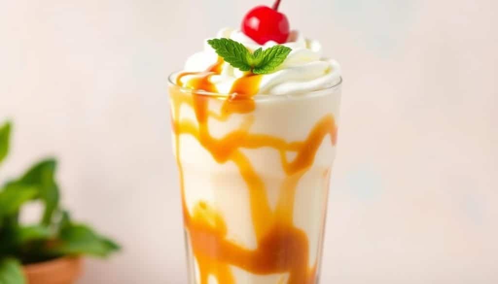 Vanilla Caramel Sweet Cream Mocktail