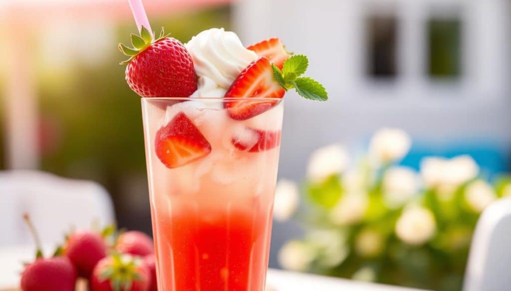 strawberry float