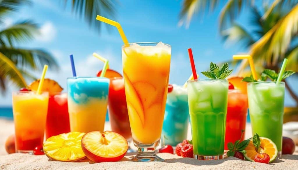 tropical drink variations