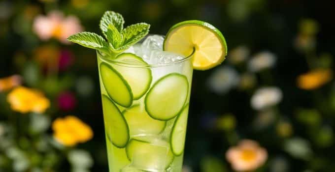 Cucumber Jalapeño Cooler Mocktail