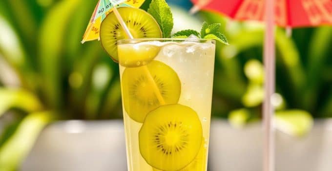 Kiwi Jalapeño Fizz Mocktail