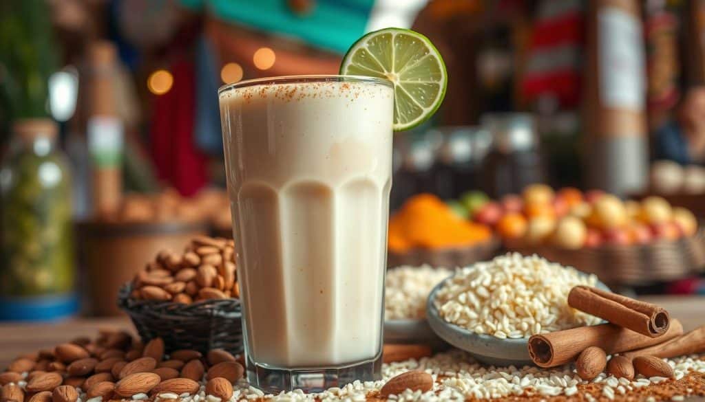 Non-alcoholic Horchata drink