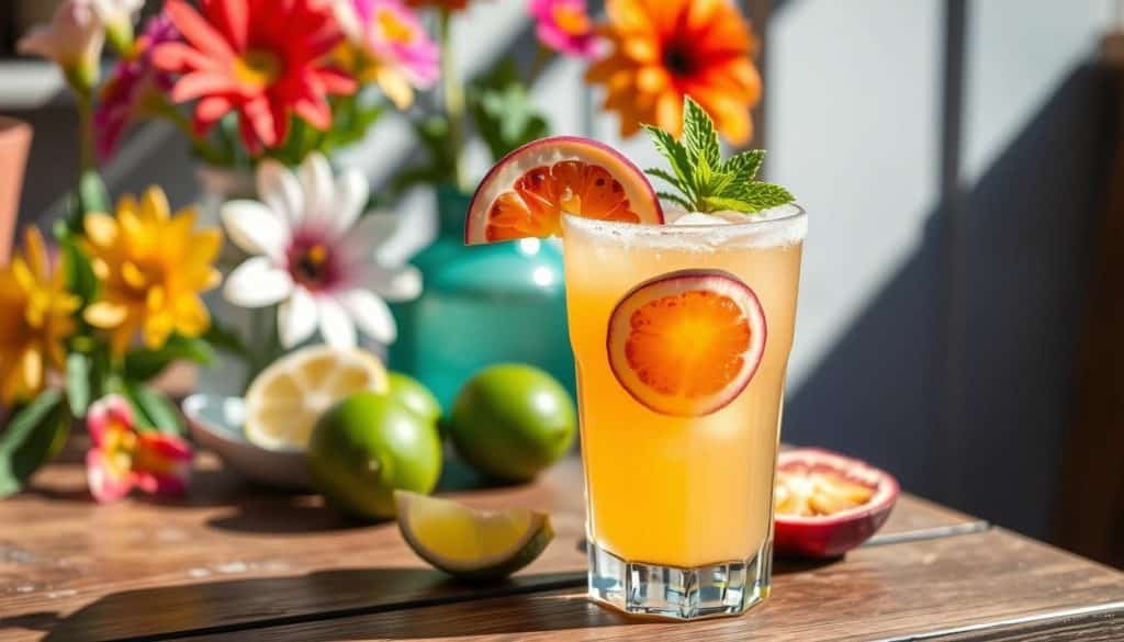 Passionfruit Margarita Mocktail