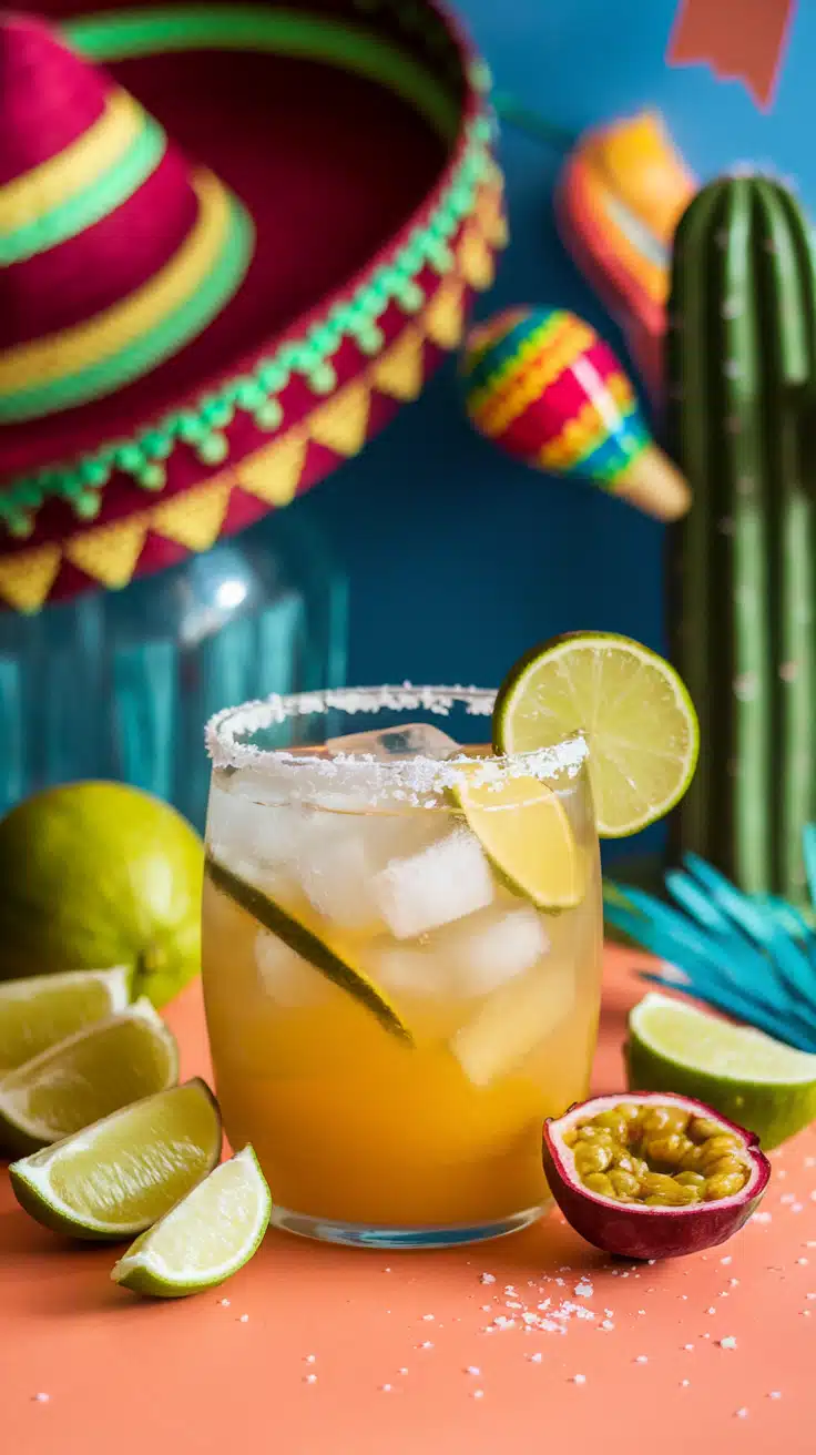 Passionfruit Margarita Mocktail