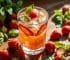 Strawberry Basil Margarita Mocktail