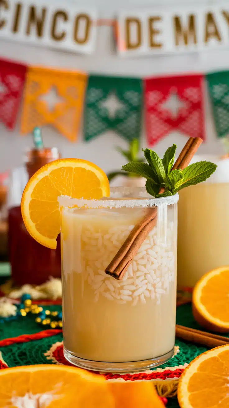 Virgin Horchata Mocktail