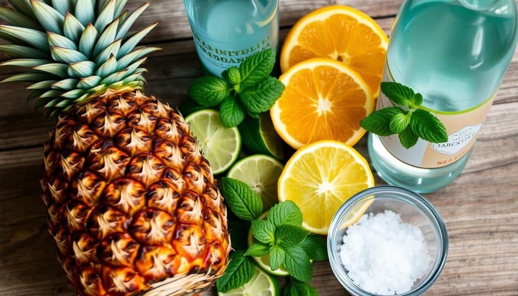 pineapple mocktail ingredients