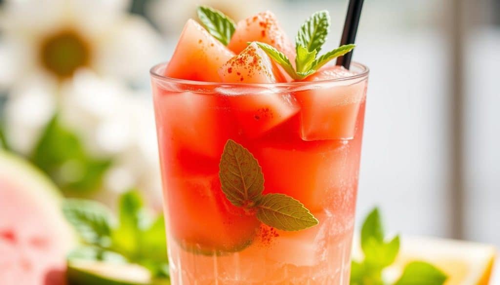 spicy drink with watermelon