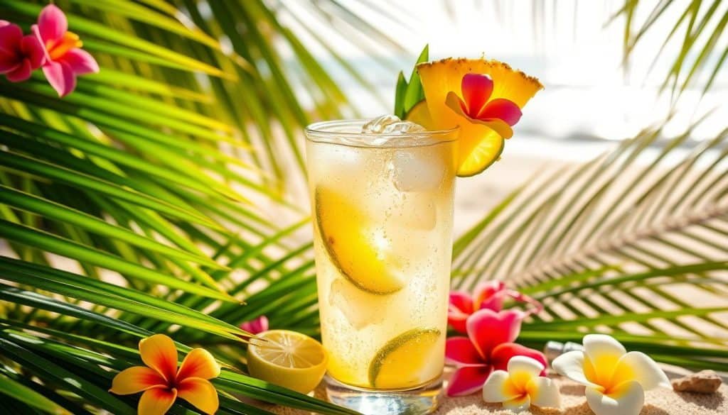 tropical mocktail