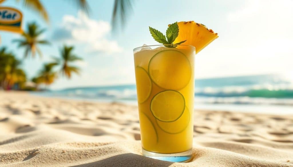 tropical mocktail