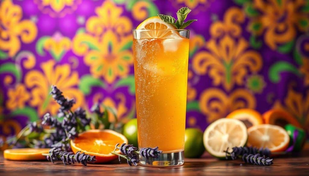 mocktail for Mardi Gras